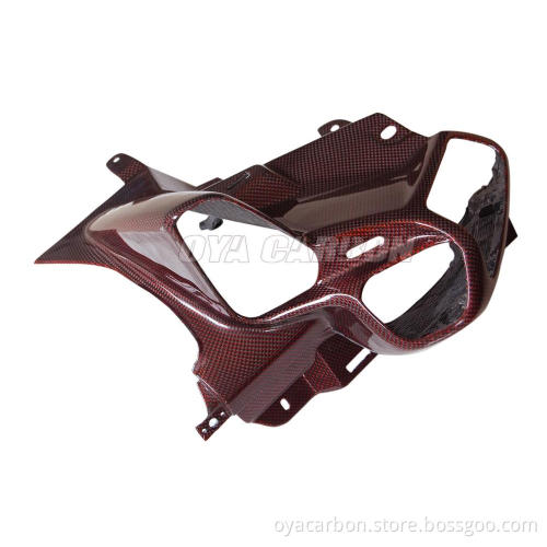 Carbon Fiber Air Conditioning Inlet Surround for Ferrari 458 Italia (Red mesh)